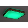 SMART WIFI Černé stropní LED svítidlo Arild 500x500mm 48W RGB+CCT s DO
