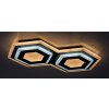 Černé stropní LED svítidlo Bitsi 250x410mm 44W
