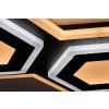 Černé stropní LED svítidlo Bitsi 250x410mm 44W