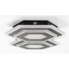 Černé stropní LED svítidlo Bitsi 250x410mm 44W