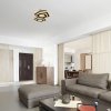 Černé stropní LED svítidlo Bitsi 250x410mm 44W