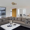 Černé stropní LED svítidlo Bitsi 415x415mm 72W CCT s DO