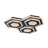 Černé stropní LED svítidlo Bitsi 415x415mm 72W CCT s DO