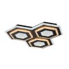 Černé stropní LED svítidlo Bitsi 415x415mm 72W CCT s DO