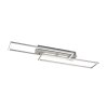 Stříbrné stropní LED svítidlo Demetrius 830mm 40W stmívatelné