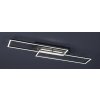 Stříbrné stropní LED svítidlo Demetrius 830mm 40W stmívatelné