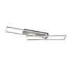 Stříbrné stropní LED svítidlo Demetrius 830mm 40W stmívatelné