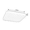Bílé stropní LED svítidlo Eldrick2 hranaté 330x330mm 24W