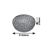 Jantarové stropní LED svítidlo Jillian 410mm 24W