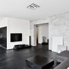 Černé stropní LED svítidlo Herkules 450x535mm 50W
