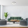 Stříbrné stropní LED svítidlo Iliana 420mm 38W