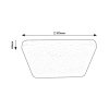 Bílé stropní LED svítidlo Lucas hranaté 375x375mm 24W