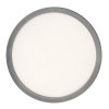 Stříbrné stropní LED svítidlo Lambert kulaté 280mm 15W IP44