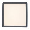 Stříbrné stropní LED svítidlo Lambert hranaté 250x250mm 15W IP44