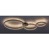 Černé stropní LED svítidlo Formand 1150mm 38W
