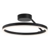 Černé stropní LED svítidlo Isaure 400mm 24W CCT