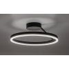 Černé stropní LED svítidlo Isaure 400mm 24W CCT