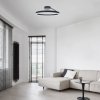 Černé stropní LED svítidlo Isaure 400mm 24W CCT