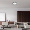 Černé stropní LED svítidlo Lupita 490mm 40W CCT s DO
