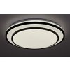 Černé stropní LED svítidlo Lupita 490mm 40W CCT s DO