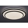 Černé stropní LED svítidlo Lupita 490mm 40W CCT s DO