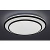 Černé stropní LED svítidlo Lupita 490mm 40W CCT s DO