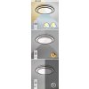 Černé stropní LED svítidlo Lupita 490mm 40W CCT s DO