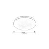 Bílé stropní LED svítidlo Lucas kulaté 260mm 12W