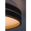Černo-zlaté stropní LED svítidlo Gandor 390mm 24W CCT s DO