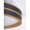 Černo-zlaté stropní LED svítidlo Gandor 390mm 24W CCT s DO