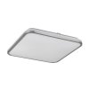 Chromové stropní LED svítidlo Linden hranaté 455x455mm 72W CCT s DO