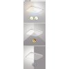 Chromové stropní LED svítidlo Linden hranaté 455x455mm 72W CCT s DO