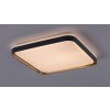 Šedo-zlaté stropní LED svítidlo Liatris hranaté 395x395mm 26W