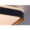 Šedo-zlaté stropní LED svítidlo Liatris hranaté 395x395mm 26W