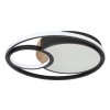 Černé stropní LED svítidlo Leola 480mm 81W CCT s DO