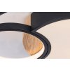 Černé stropní LED svítidlo Leola 480mm 81W CCT s DO
