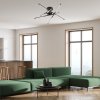 Černé stropní LED svítidlo Henli 760mm 30W