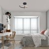 Černé stropní LED svítidlo Emilion 390mm 24W