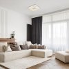 Bílé stropní LED svítidlo Tayla hranaté 440x440mm 72W CCT s DO