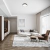 Černé stropní LED svítidlo Tesia 400mm 36W