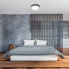 Černé stropní LED svítidlo Tesia 600mm 60W CCT s DO