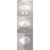 Stříbrné stropní LED svítidlo Tesia 600mm 60W CCT s DO