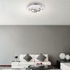 Chromové stropní LED svítidlo Selena 460mm 40W stmívatelné