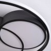 Černé stropní LED svítidlo Zenith 480mm 40W