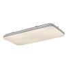 Chromové stropní LED svítidlo Oscar obdelníkové 330x635mm 36W
