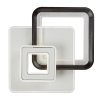 Šedé stropní LED svítidlo Stregobor 495x495mm 48W CCT s DO