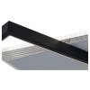 Černé stropní LED svítidlo Malcolm 400x520mm 35W