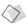 Černé stropní LED svítidlo Malcolm 400x520mm 35W