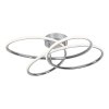Chromové stropní LED svítidlo Piero 575mm 30W