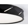 Černé stropní LED svítidlo Nessira 390mm 25W